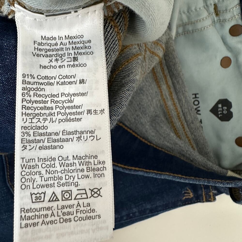 Madewell The Perfect Vintage Wide Leg Jean Pipestone Wash Blue US 27 NWT - Picture 14 of 15